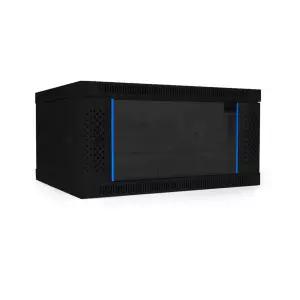 마하링크 ML-H300B 6U H300 D450 W600 슬림너트 강화유리 허브랙 통신랙 블랙