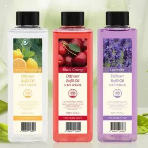더허브샵 블랙체리 디퓨저 대용량 리필오일 디퓨져 500ml