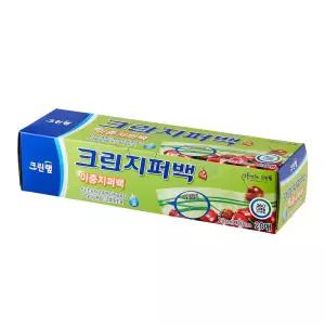 크린이중 지퍼백 대 25cmX30cm,20매
