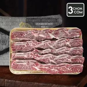 [롯데백화점]삼촌밥먹자 미국산 소 LA갈비 선물세트 3.1kg