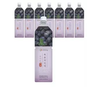 유나인 복분자 진액 1.5L X 8개 음료베이스 과일원액
