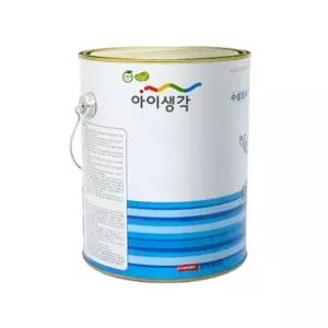 삼화 아이생각 외부프로 벽지 벽면 셀프 수성 페인트화이트 4L