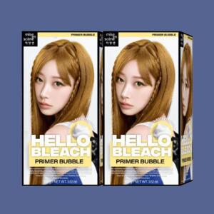 [기타] 미쟝센 염색약 뉴 헬로블리치 프라이머 버블 100G 2개