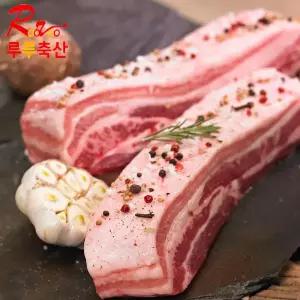 [루루축산] 삼겹살 보쌈용 500g 수입돼지고기