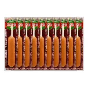 롯데푸드 의성마늘 프랑크 70g 10개