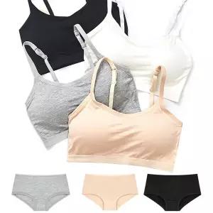 [보리보리/마이핏]학생속옷 노와이어브라세트 모달 중학생속옷 청소년브라