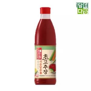 해찬들 새콤달콤 초고추장 1.05kg X 2개/비빔면/양념/고추장/쫄면/양념장/초장/회초장 물회 새콤한 다용도