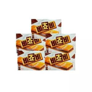 오리온 비쵸비 125g X5개 초콜릿 비스켓