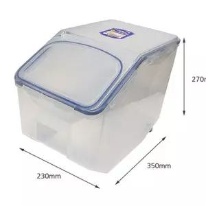쿨샵 락앤락 계량컵 포함 10kg 쌀통 다용도 밀폐용/벌레방지/곡식보관/밀폐/습기방지/잡곡통/쌀독/밀페용기