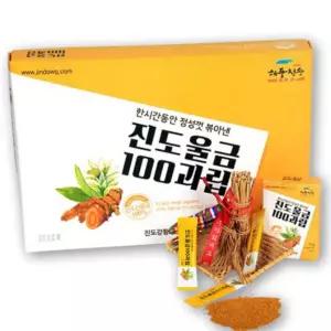 진도산 100% 진도울금 100과립 울금가루 건강선물 15g 100스틱