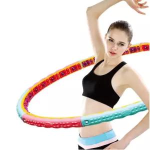 아이워너 헬스원바디헬스후프 2.1kg 옆구리 훌라후프 마사지 지압 돌기
