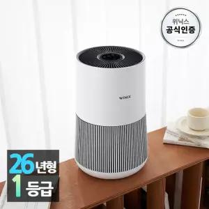 [본사인증점] 위닉스 공기청정기 타워 엣지 컴팩트 6평 AT5M200-MWK 화이트