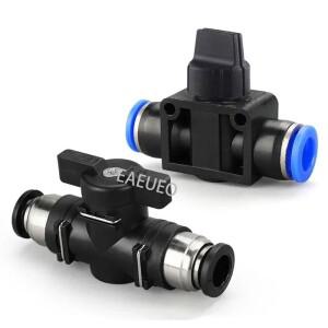 공압 밸브 피팅 BUC/HVFF WA 파이프 및 PU 커넥터 직접 추력 플라스틱 호스 퀵 커플링 4mm 10mm 12mm