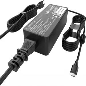 65W USB C 충전기 레노버 노트북-씽크패드 T480s T490 E480 E580 크롬북 100e 300e 500e c340 s330 요가