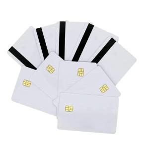 FM4442 호환 SLE4442(HICO HI-CO 마그네틱 스트립 포함) ISO7816 카드 보안 빈 IC 10PCS