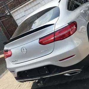 63S 스타일 글로스 블랙 리어 스포일러 메르세데스 C253 GLC 220d 250 250