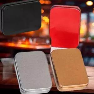 사각 철제 틴케이스 5color 알루미늄 철 수납 소품