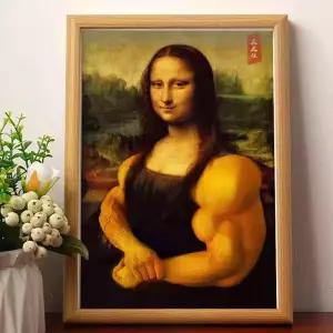헬스장액자 위트벽그림 패러디 명화 인테리어 인쇄