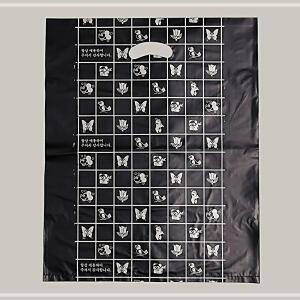 100p 양장비닐봉투 검정 45x55cm 비닐쇼핑백 팬시봉