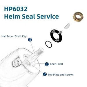 Baystar For Seastar 유압 스티어링 헬름 씰 서비스 키트 수리 부품 HP6032 자동차 액세서리