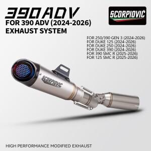 390ADV 250ADV 390 ADV 250 어드벤처 전동사이클 배기 시스템 슬립온