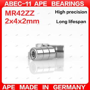 10-100피스 ABEC-11 독일 APE MR42ZZ 672ZZ 베어링 2x4x2 MM L-420ZZ ZZ 마이크로 정밀 볼