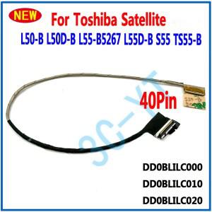 1피스 도시바호환 위성 L50-B L55-B5267 S55 TS55-B 40pin DD0BLILC000 020 용 새 LCD LVDS 비디오 케이블