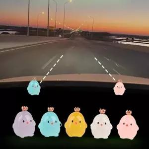 변경 병아리 차폭감 인형 스티커 주행 연습 차선 초보운전 안전 라인 야광 좁은길 충돌 방지 거리감