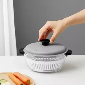 전자레인지 조리용 내열유리 찜기 다용도 원형 용기 1L 1.5L 구성