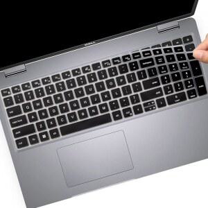 DELL LATITUDE 3550 3540 5540 5520 5521용 키보드 커버 PRECISION 3590 3591 3580 3581 3560 3570 3561 15.6인치 노트북 15.6 2025-2022 스킨 프로텍터-블랙