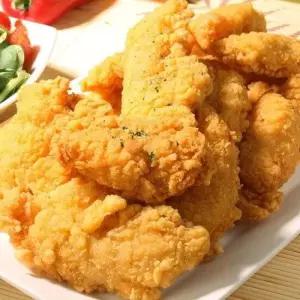 스파이시 치킨 텐더 1kg 치킨너겟 샐러드
