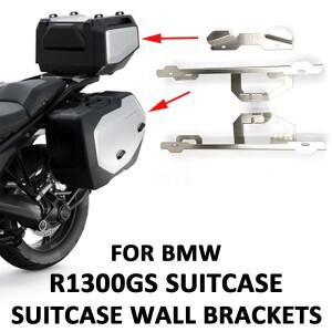 BMW 호환 R1300GS 바리오 모터사이클 러기지 테일 케이스 사이드 박스 월 홀더 브래킷 랙 R 마운트 세트