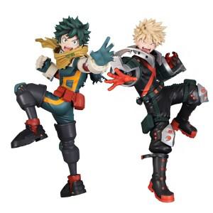 애니메이션 MHA 피규어 미도리야 이즈쿠 액션 바쿠고 카츠키 전투  모델  인형  남아 여아