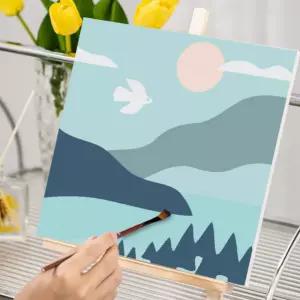 DIY 유화 색칠하기 캔버스 페인팅 그림 명화 그리기