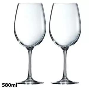 술잔 유리 와인잔 580ml 2P 1세트