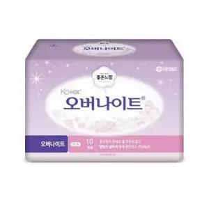 대형생리대 좋은느낌 코텍스 일반형 오버나이트 x 10P 2개