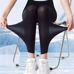 44부터 88까지 무압박 냉감 레깅스 스킨 블랙 여름레깅스