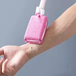 셀프등밀이 때밀이타올 손잡이 샤워 목욕 때수건