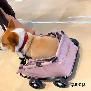 소형 반려동물 유모차 접이식 휴대용 강아지 고양이 외출용 펫모차