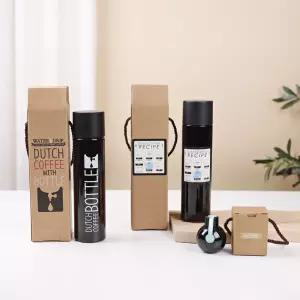 칼딘 페트병 선물용 포장용기 더치커피 밀폐 보틀 더치병 박스 세트 A500ml