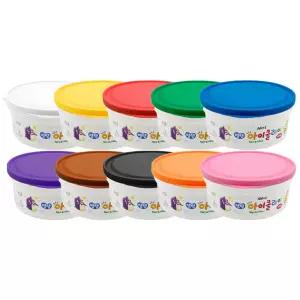 아모스 아이클레이 400g 벌크 대용량 탱탱 칼라 클레이 부드러운 점토 찰흙
