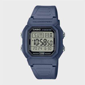 [카시오]CASIO 카시오 W-800H-2A 디지털 군인시계 스포츠시계 네이비
