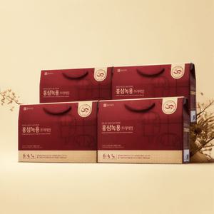 환절기 면역력강화 종근당건강 홍삼녹용 프리미엄 30포 3+1세트