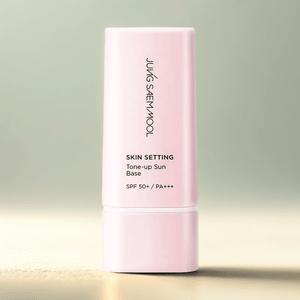 정샘물 스킨 세팅 톤업 선 베이스 40ml 파데프리 생기톤업