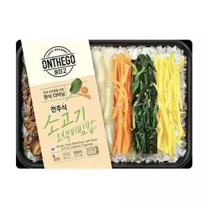 냉동 아워홈 온더고 전주식 소고기 오색비빔밥 310g