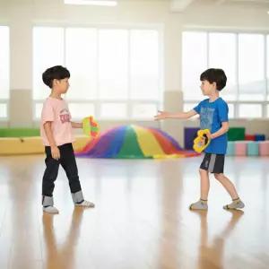 키더스 벨크로 미트 캐치볼 놀이 세트 찍찍이 공놀이 야구놀이 공던지기 스포츠게임 유아체육