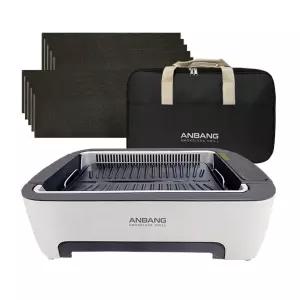 시즌5 연기잡는 안방그릴 파워 필터 11개+그릴2개+가방 포함 세트 구성 AB901MF 아이보리 AG