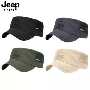 JEEP SPIRIT 남녀공용 캐주얼 여름 모자 통기성 군모 모자 사계절 데일리 여성 남성 커플 남자 여자 등산패션 캠핑패션 CA0020