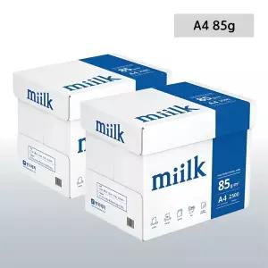밀크 복사용지 A4 85g 5000매 (2500매X2박스)