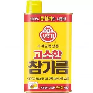 오뚜기 고소한 참기름 500ml 1개